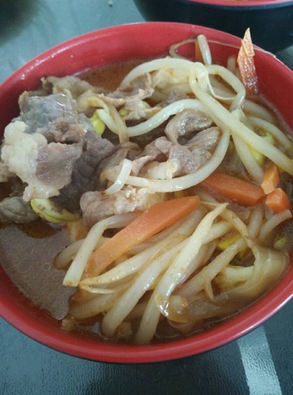 Bean Sprout Beef Soup recipe