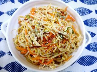 Dried Tofu with Bean Sprouts recipe