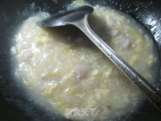 Egg White Vegetable and Rubber Fish Soup recipe