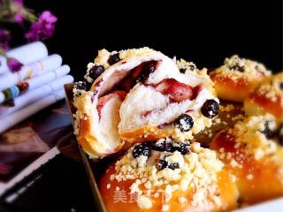 Crispy Blueberry Bread recipe