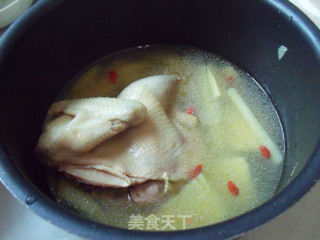 Chicken Soup with Fresh Bamboo Shoots recipe