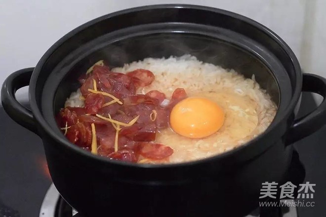 Cantonese Sausage Claypot Rice recipe