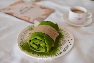 Net Red Matcha Towel Roll Cake recipe