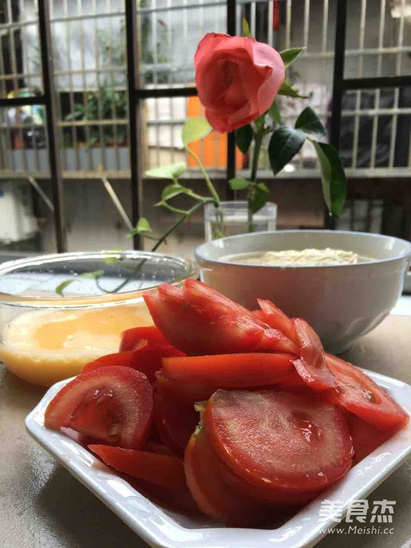 Kuaishou Colorful Fairy Golden Tomato and Shrimp Noodles recipe