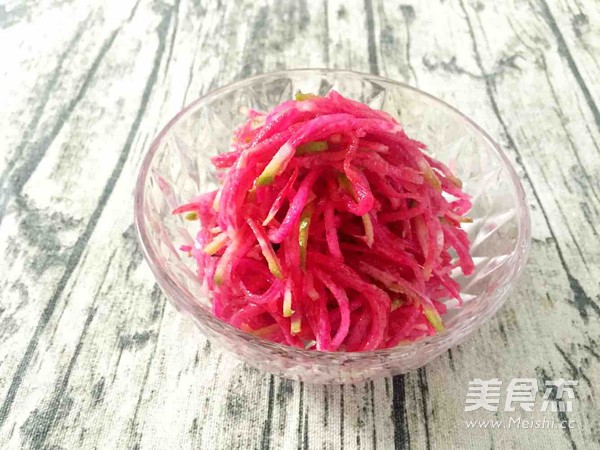 Crispy Radish with Cold Dressing recipe