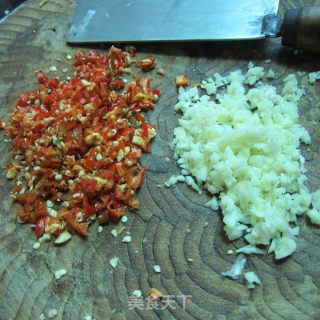 Tofu with Chopped Pepper and Garlic Rice recipe