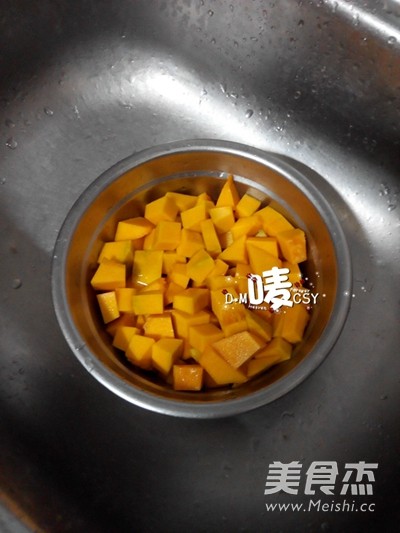 Pumpkin Japonica Rice Porridge recipe