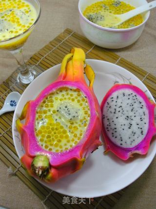 Coconut Pitaya Sago recipe