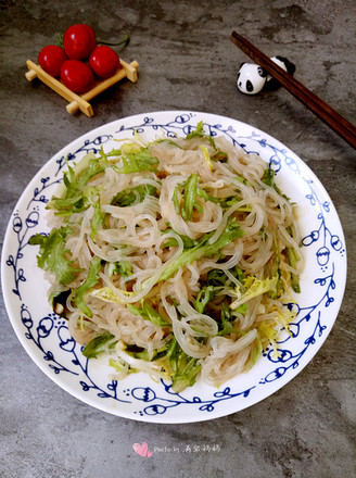 Mixed Vermicelli with Sesame Sauce and Bitter Chrysanthemum recipe