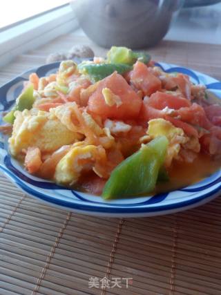 Tomato Scrambled Eggs recipe