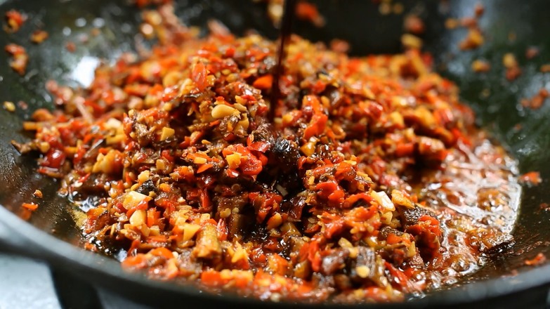 Authentic Hunan Dried Fish Chili Sauce recipe