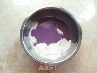 Purple Sweet Potato Glutinous Rice Cake recipe