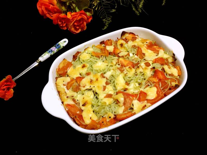 "quick Lazy Meal" Baked Vegetable Noodles recipe