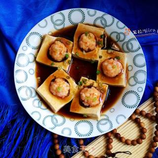Steamed Shrimp Balls with Tofu recipe