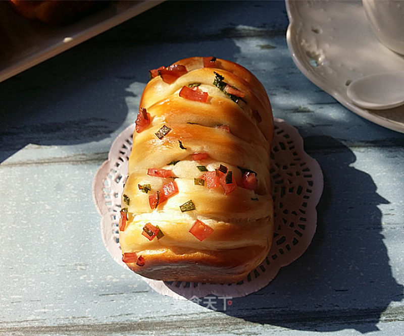 Chive Ham Bread Roll recipe