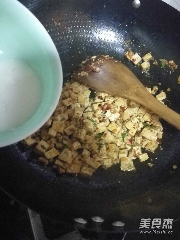 Mapo Tofu with Less Oil Chicken recipe