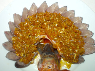 [put Your Steamed Service] "yellow Chopped Pepper Steamed Fish"---golden Spear's Wings recipe