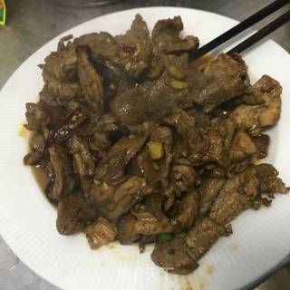 Fried Pork with Sweet Potato Chips recipe