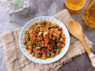Choi Vegetable Minced Meat recipe