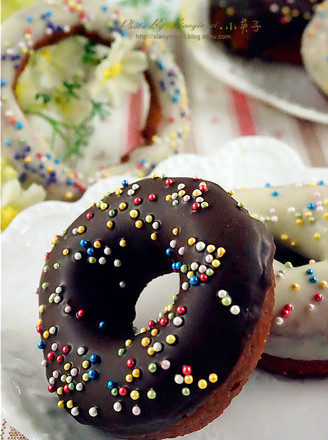 Chocolate Colorful Donuts recipe