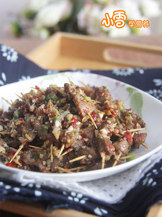 Toothpick Beef recipe