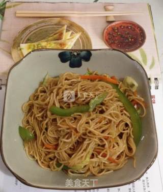 Three Silk Fried Noodles recipe