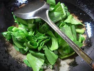 Curry Beef Tendon Stir-fried Green Vegetables recipe