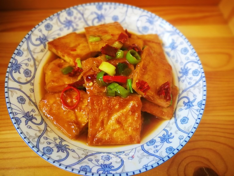 Tofu with Scallions recipe