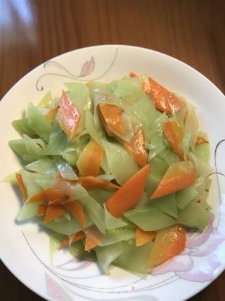 Vegetarian Fried Lettuce recipe