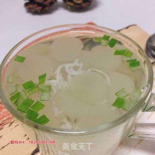 🍵[whitebait Winter Melon Soup] 12m+ recipe