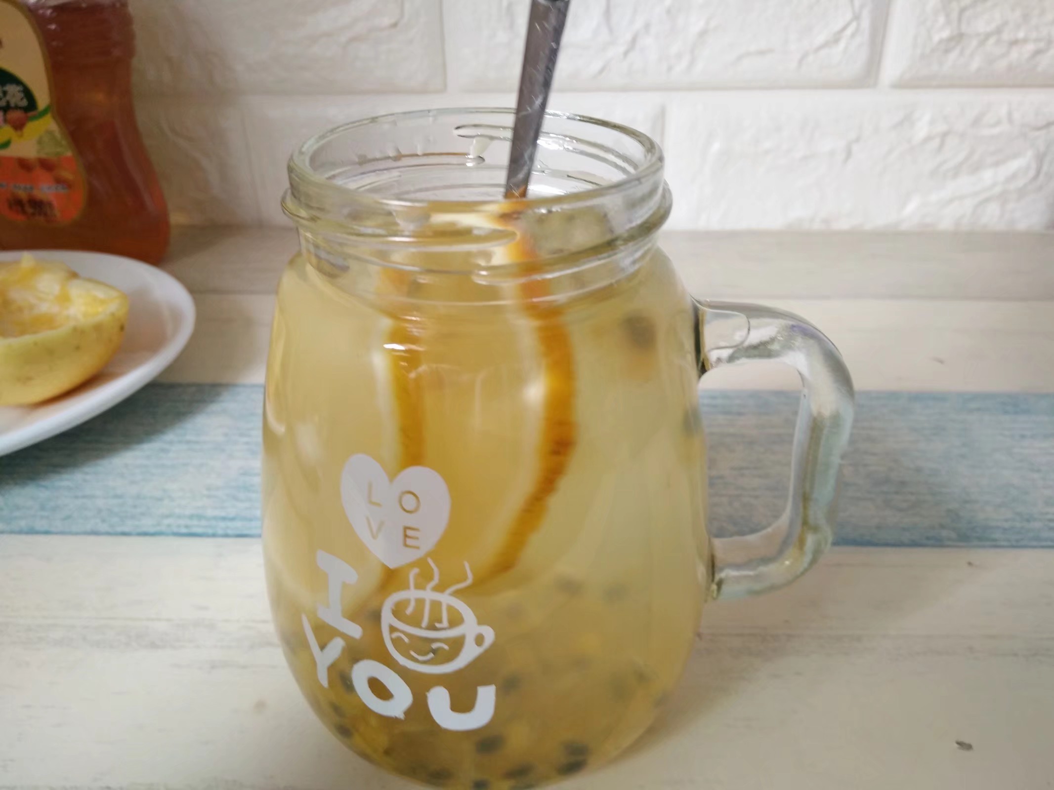 Vanilla Lemon Honey Water recipe