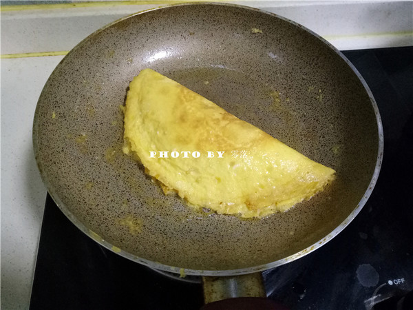 Omelette Rice with Tomato Sauce recipe