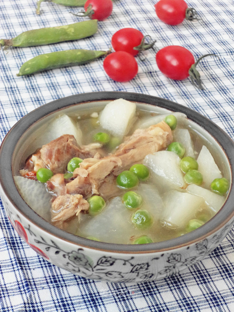 Pea Duck Bone Carrot Soup recipe
