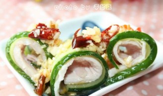 Cucumber White Meat Rolls recipe