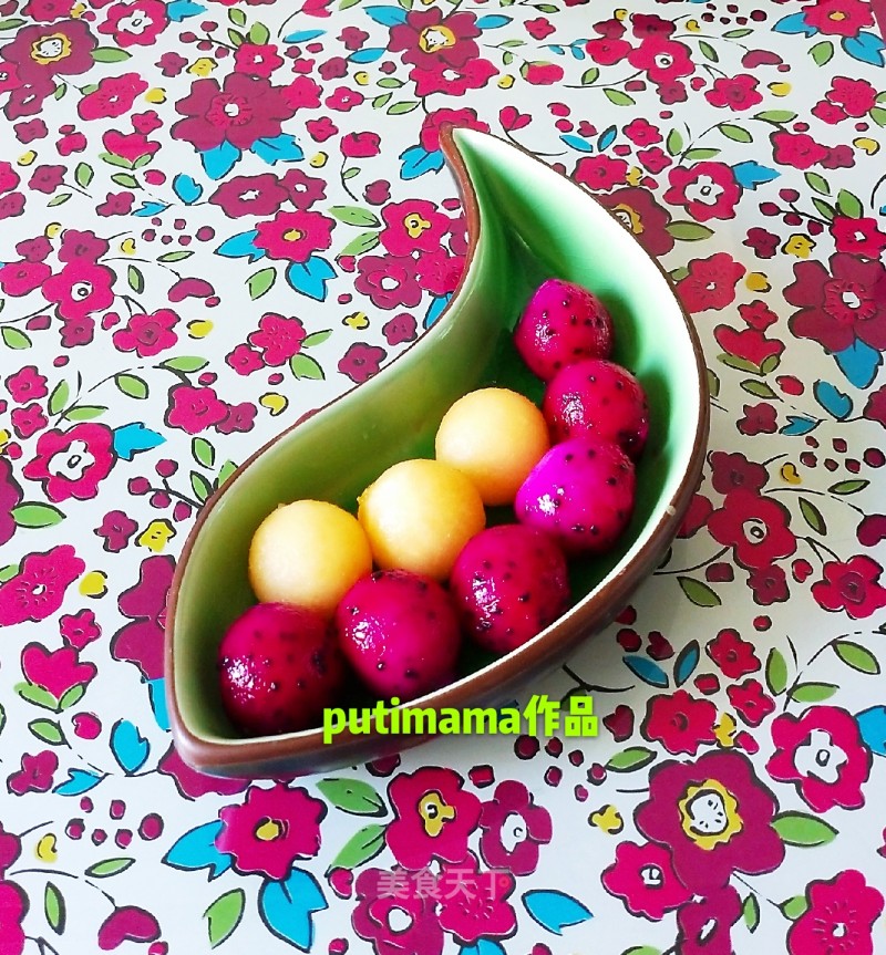 Double Color Fruit Ball recipe