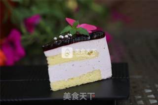 #aca烤明星大赛#blueberry Mousse Cake recipe