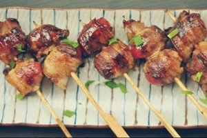 Pork Belly Tomato Rolls in Late Night Canteen recipe