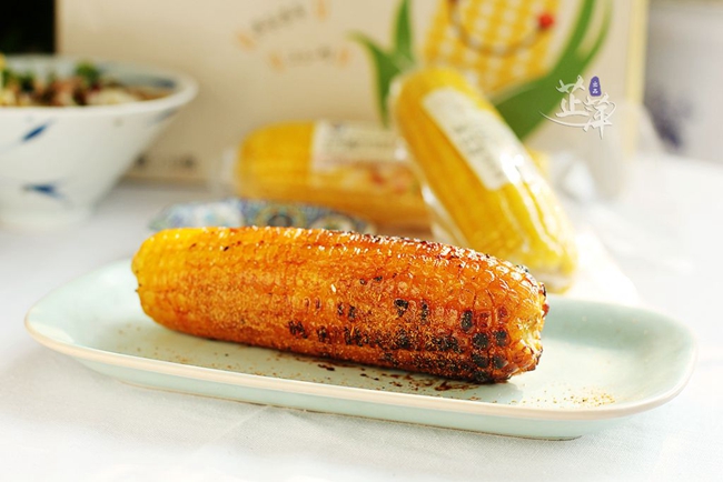 Grilled Corn with Sauce recipe