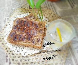 Cocoa Banana Grilled Toast recipe