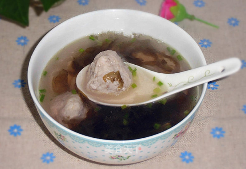 Fish Ball Seaweed Soup recipe