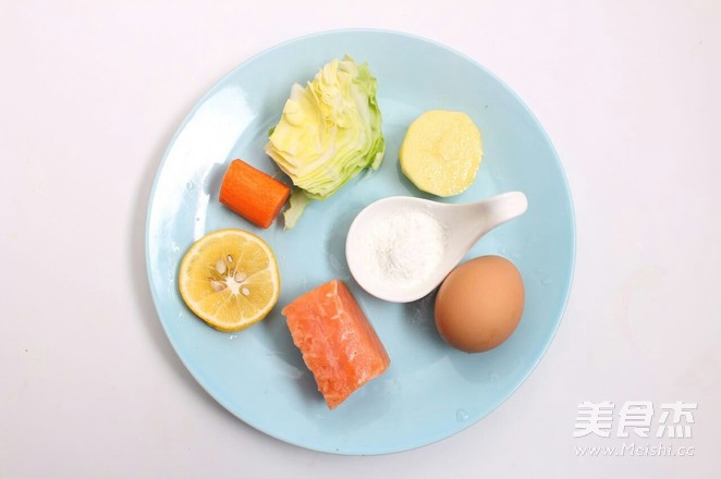 Healthy Recipe for Baby with Salmon and Vegetable Steamed Egg recipe
