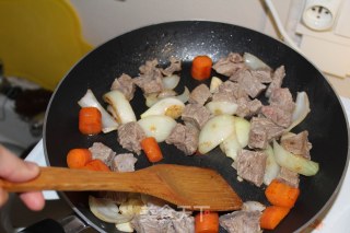 Blanquette De Veau White Beef Stew-a Traditional French Dish from Normandy recipe