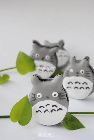 #柏翠大赛# My Neighbor Totoro Macaron recipe