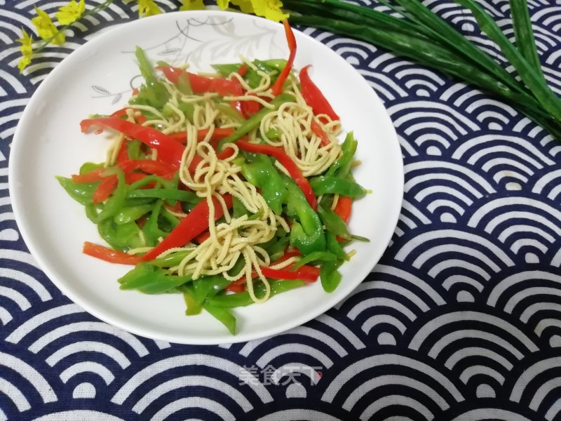 Stir-fried Shredded Green Pepper recipe