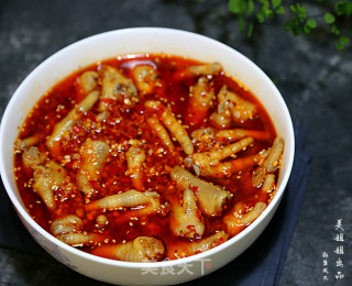 Chicken Feet Mixed with Garlic recipe