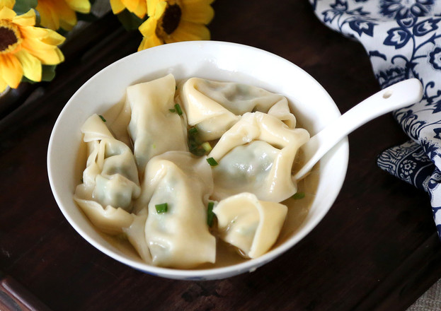 Shepherd's Purse and Fresh Meat Wonton recipe