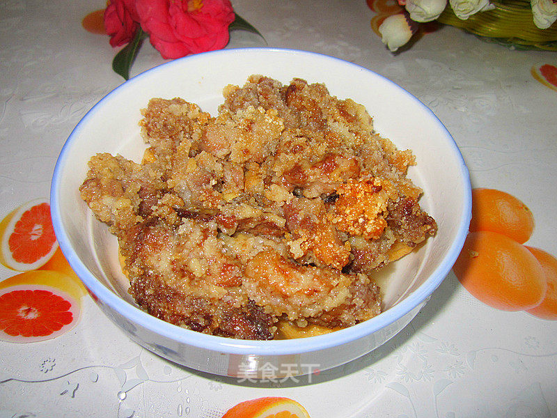 Steamed Rice Noodle Pork with Oily Tofu recipe