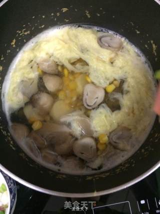 Yuzi Mushroom Egg Soup recipe