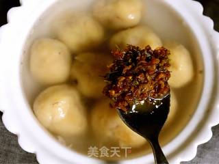 Sweet Osmanthus Sweet Potato Dumplings recipe