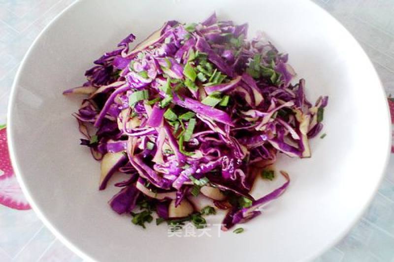 Beauty Side Dish-purple Cabbage Salad recipe